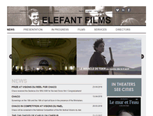 Tablet Screenshot of elefantfilms.ch